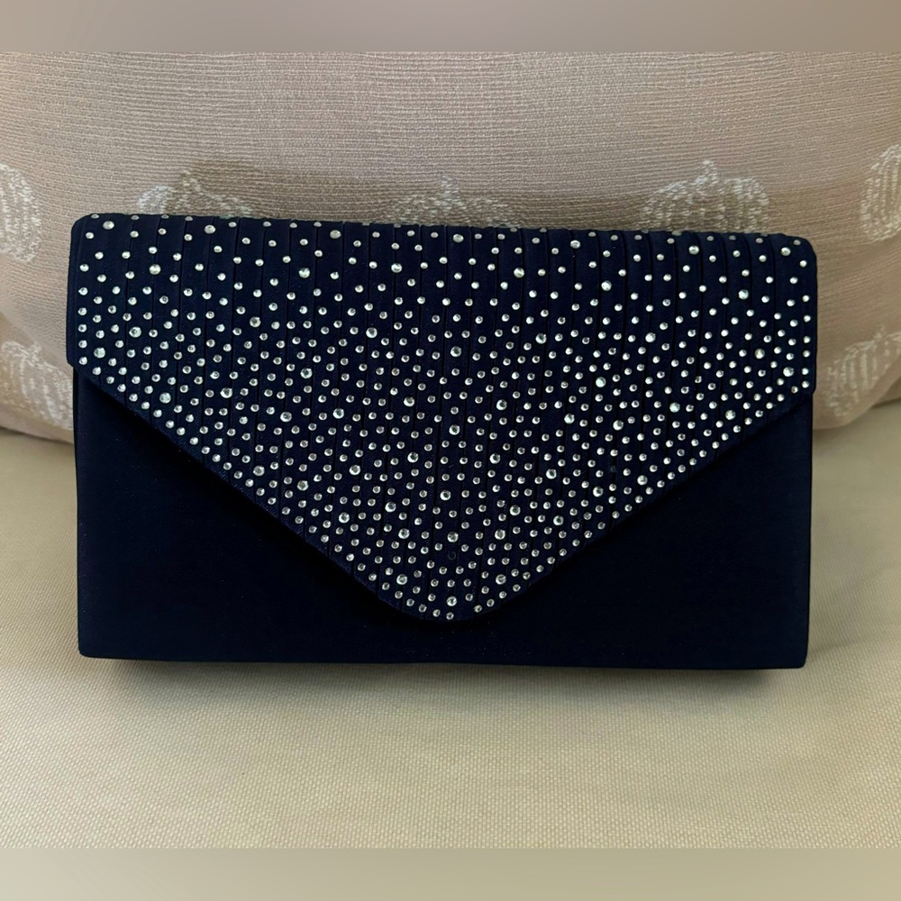 Beautiful Navy Cocktail Clutch